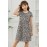 Little Girls' Leopard Print Short Sleeve Mini Dress