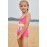 Pink Little Mermaid Princess Teddy Swimsuit