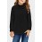 Black Turtleneck Knitted Girls Sweater